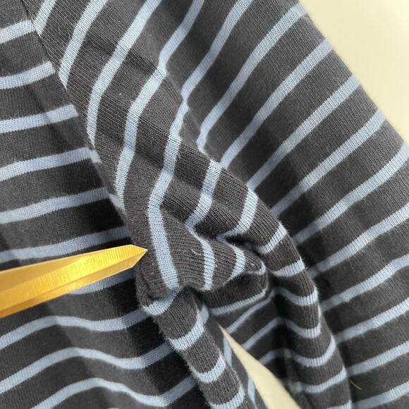 J.JILL Dress Size Small Denim Chambray Blue Jean Shift Shirttail Cotton Tencel - Picture 7 of 13